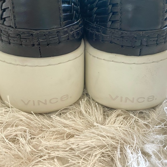 VINCE Stafford woven leather sneaker - Picture 4 of 7